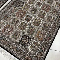 قالیچه ماشینی طرح خشتی نادر