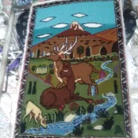 تابلو فرش دست باف|تابلو فرش|مشکیندشت, |دیوار