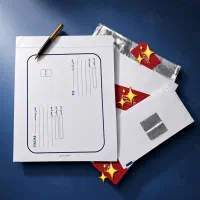 پاکت پستی متالایز آدرس دار