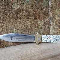 چاقو قدیمی زنجانی اصیل و کمیاب|کلکسیون اشیاء عتیقه|آبادان, |دیوار