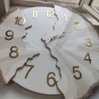 ساعت دفرمه رزینی|ساعت دیواری و تزئینی|تهران, کیانشهر|دیوار