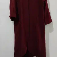 مانتو خارجی زرشکی تیره ،کرپ عالی|لباس|تهران, پردیسان|دیوار