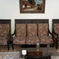 مبل ۹ نفره بهمراه میز جلو مبلی ویک عدد عسلی
