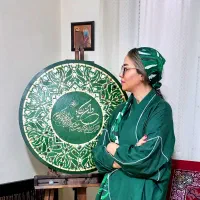 تابلو وان یکاد کاملا برجسته، ابعاد ۷۰×۷۰،آینه کاری|تابلو، نقاشی، عکس|تهران, اکباتان|دیوار