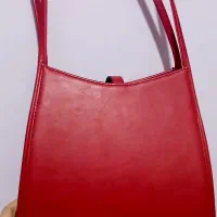 کیف زنانه چرم قرمز مناسب مهمونی شب یلدا|کیف، کفش، کمربند|سبزوار, فیاض|دیوار