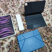 iPad 11 M2 256 ایپد + قلم و مجیک کیبورد و کاور