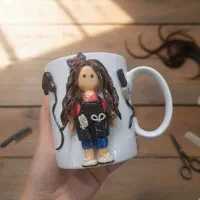 ماگ عروسکی هدیه|صنایع دستی و سایر لوازم تزئینی|مشهد, آزادشهر|دیوار