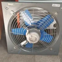 فن هواکش صنعتی ۶۰در۶۰تکفاز پره فلزی|پنکه و تصفیهکنندهٔ هوا|خاوران, |دیوار