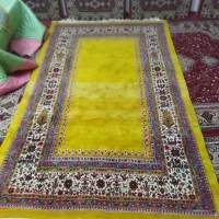 قالی دستباف بانخ دست ریس گیاهی