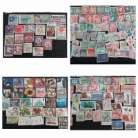 بیش از ۴۰۰ تمبر خارجی بدون تکرار