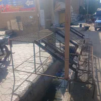 فروش استند اهنی مخصوص میوه فروشی در حد نو سفارشی