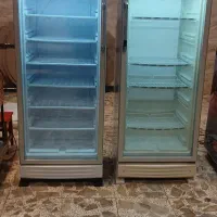 دو دستگاه فریزر ایستاده