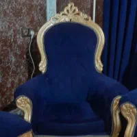 مبل و میز ناهار خوری و پرده ست