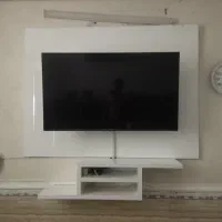 دکور تلویزیون mdf سفید براق