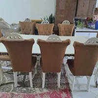 میز ناهار خوری ۸ نفره سلطنتی|میز و صندلی غذاخوری|تهران, طیب|دیوار