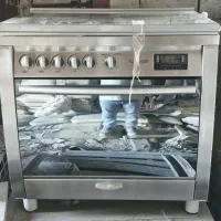 گاز فر تمام استیل تاکنو لمسی
