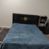 تخت خواب دو نفره سالم و زیبا|تخت و سرویس خواب|قدس, شهر‌قدس|دیوار