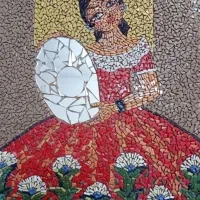 تابلو کاشی سرامیک شکسته