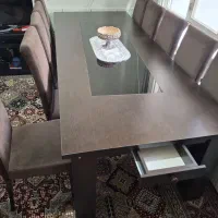 میز نهار خوری ۱۰ نفره|میز و صندلی غذاخوری|شهرکرد, |دیوار