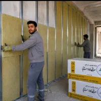 عایق حرارتی و صوتی پشم سنگ و سرامیک کد GOLROZE
