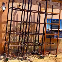 سه عدد قفسه محکم فلزی