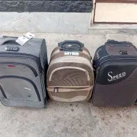 ۵عدد چمدان مسافرتی خارجی سالم و تمیز جنس درجه یک|کیف، کفش، کمربند|اصفهان, شیخ اشراق|دیوار