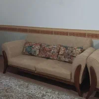 مبل کلاسیک 11نفره به همراه جلو مبلی و عسلی|مبلمان خانگی و میز عسلی|آبیک, |دیوار