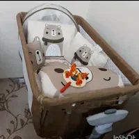 گهواره و تخت کنارمادر|تخت و صندلی بچه|قم, شهدا|دیوار