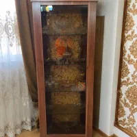 بوفه شیشه ای و چوبی