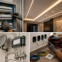 برقکاری ساختمان،سرویس و نصب کولر،نصب آیفون تصویری