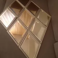۹عدداینه دیوارکوب کاملا سالم سایز۱۸در۱۸