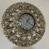 ساعت دیواری طرح برنجی|ساعت دیواری و تزئینی|میانه, |دیوار