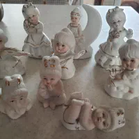 مجسمه فرشته نوزاد چینی قدیمی|مجسمه، تندیس، ماکت|تهران, باغ خزانه|دیوار