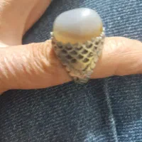 انگشتر نقره عقیق کبود