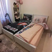 2 عددتخت کشو دار به همراه رو تختی ترک و تشک|تخت و سرویس خواب|تهران, دولت‌آباد|دیوار