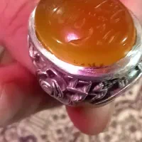 انگشتر نقره عقیق ناب یمنی کهنه
