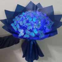 دسته گل پروانه چراغدار و فوری