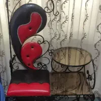 میز تلفن،ساعت،مجسمه