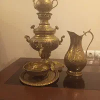 سماور ذغالی برنجی