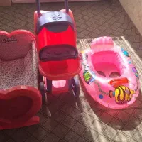 گهواره .کالسکه .گیتار .صندلی ماشین|اسباب و اثاث بچه|کاشان, باغ ماجد|دیوار