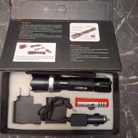 چراغ قوه پلیسی SWAT شارژی درجه ۱ پر نور ۳ حالته