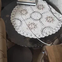 میز شیشه ای جلو مبلی