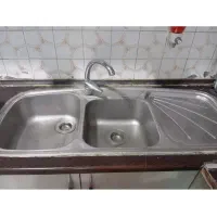 سینک ظرفشویی با شیر اب