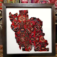 نقشه ایران فرش دستباف