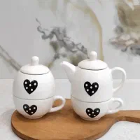 ست قوری و فنجون و قندون|ظروف سرو و پذیرایی|اسلامشهر, شهرک الهیه|دیوار