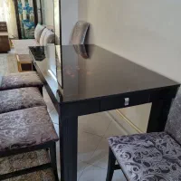 مبل راحتی طرح استکبال ترک و میز نهار خوری|مبلمان خانگی و میز عسلی|کرج, برغان|دیوار