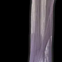 پشه بند آویزان شونده بر روی تخت