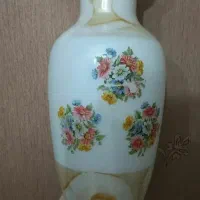 کوزه شیشه ای منقش لوکس، قدیمی و انتیک
