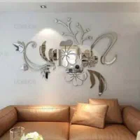 آیینه دکوراتیو مولتی استایل طرح گل