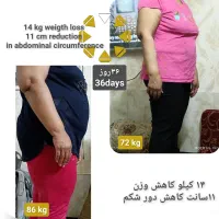 ۱۵ کیلو کاهش وزن در ۴۸ روز
